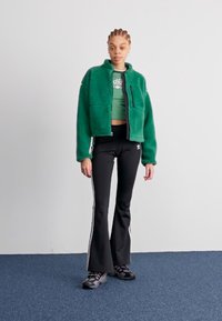 The North Face W EXTREME PILE 2 FZ JACKET - Fliisjakk - evergreen/black