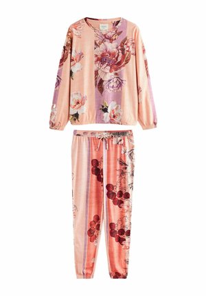 LONG SLEEVE SET - Pizsama szett - pink floral