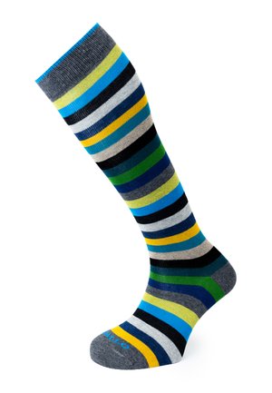 Calzettoni - gold-multicolor stripes