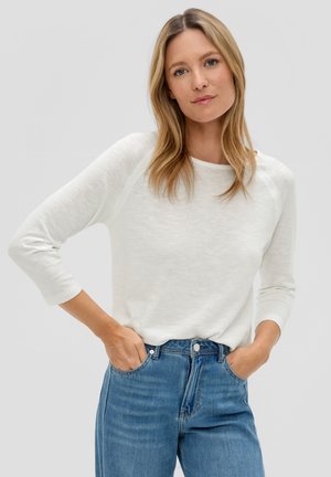 s.Oliver Long sleeved top - ecru