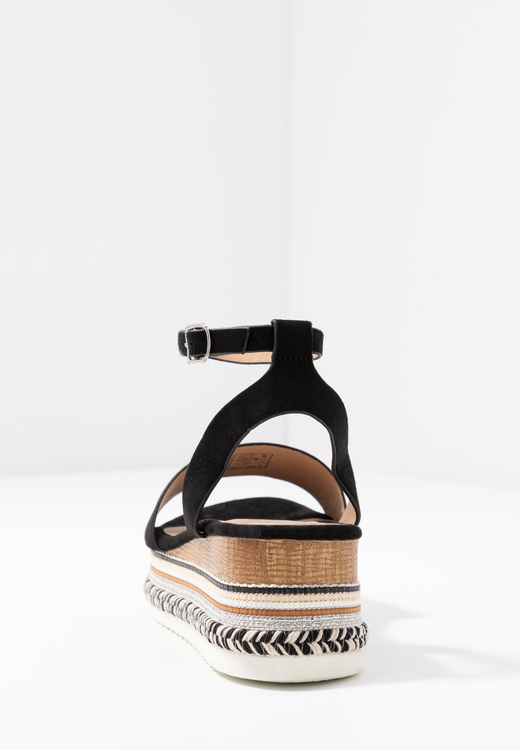 Anna Field Sandalen met plateauzool - black/zwart - Zalando.be