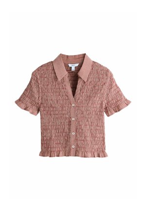 SHORT SLEEVED  - Cămașă - rust red