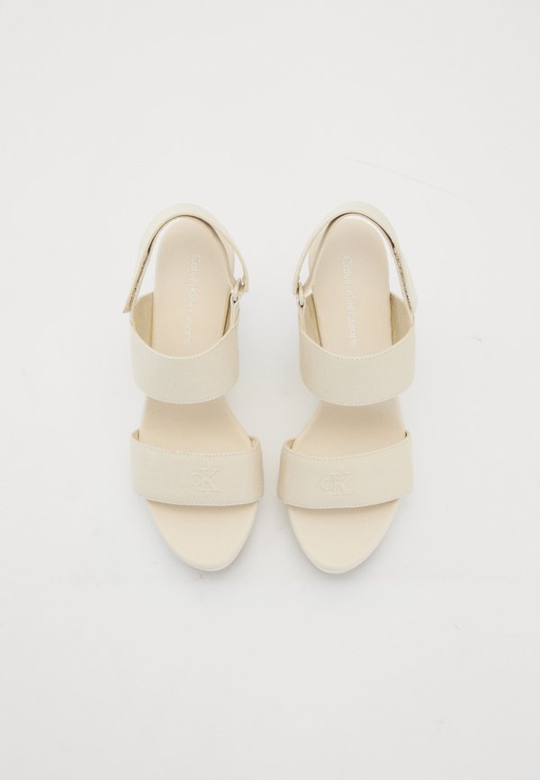 WEDGE - Wedge sandals - triple turtle dove3