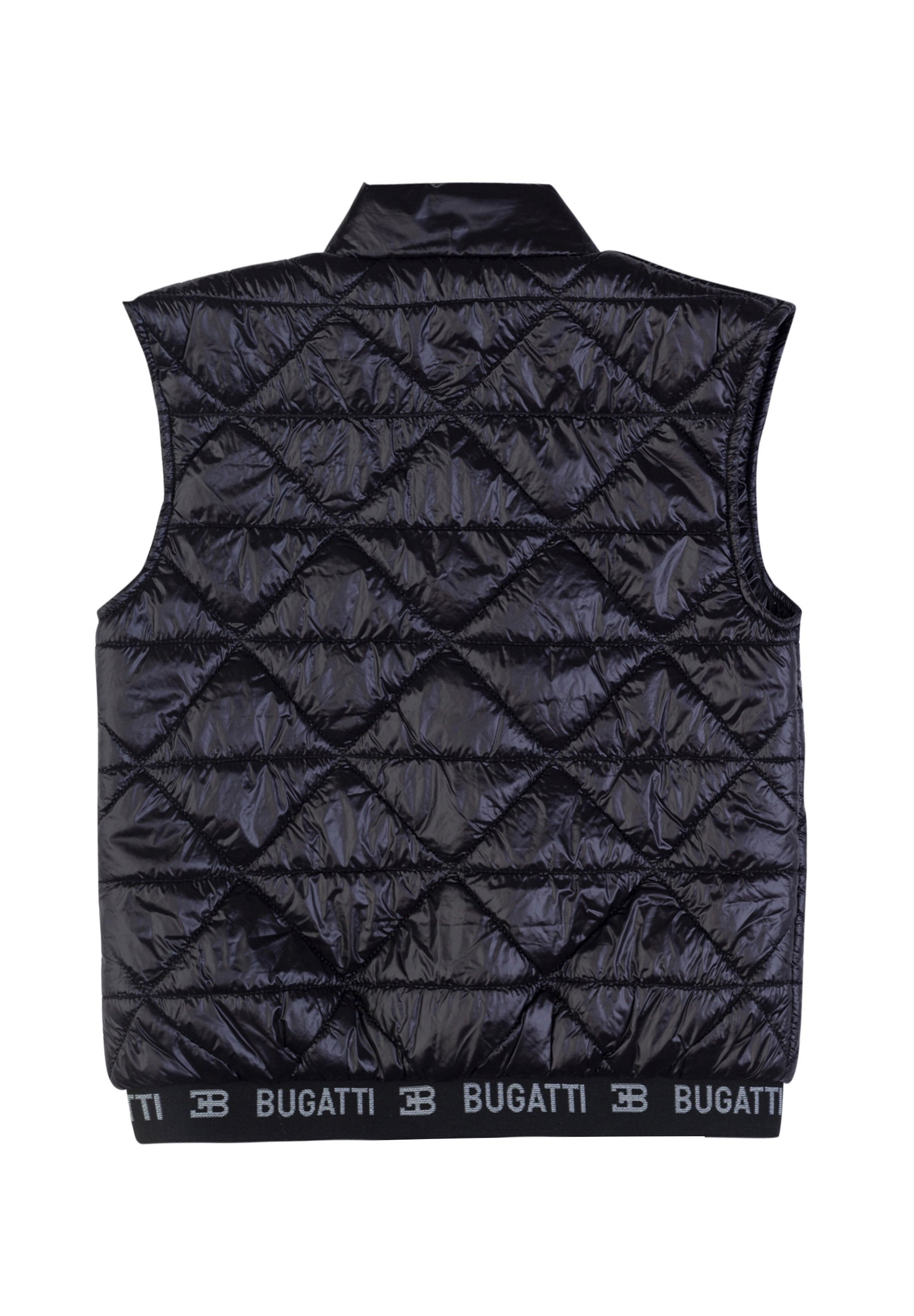 Bugatti Gilet Lungo Donna Con Cappuccio – Rispetta La Natura – Imbottitura Ecologica Sorona – Nylon Riciclato – Blu