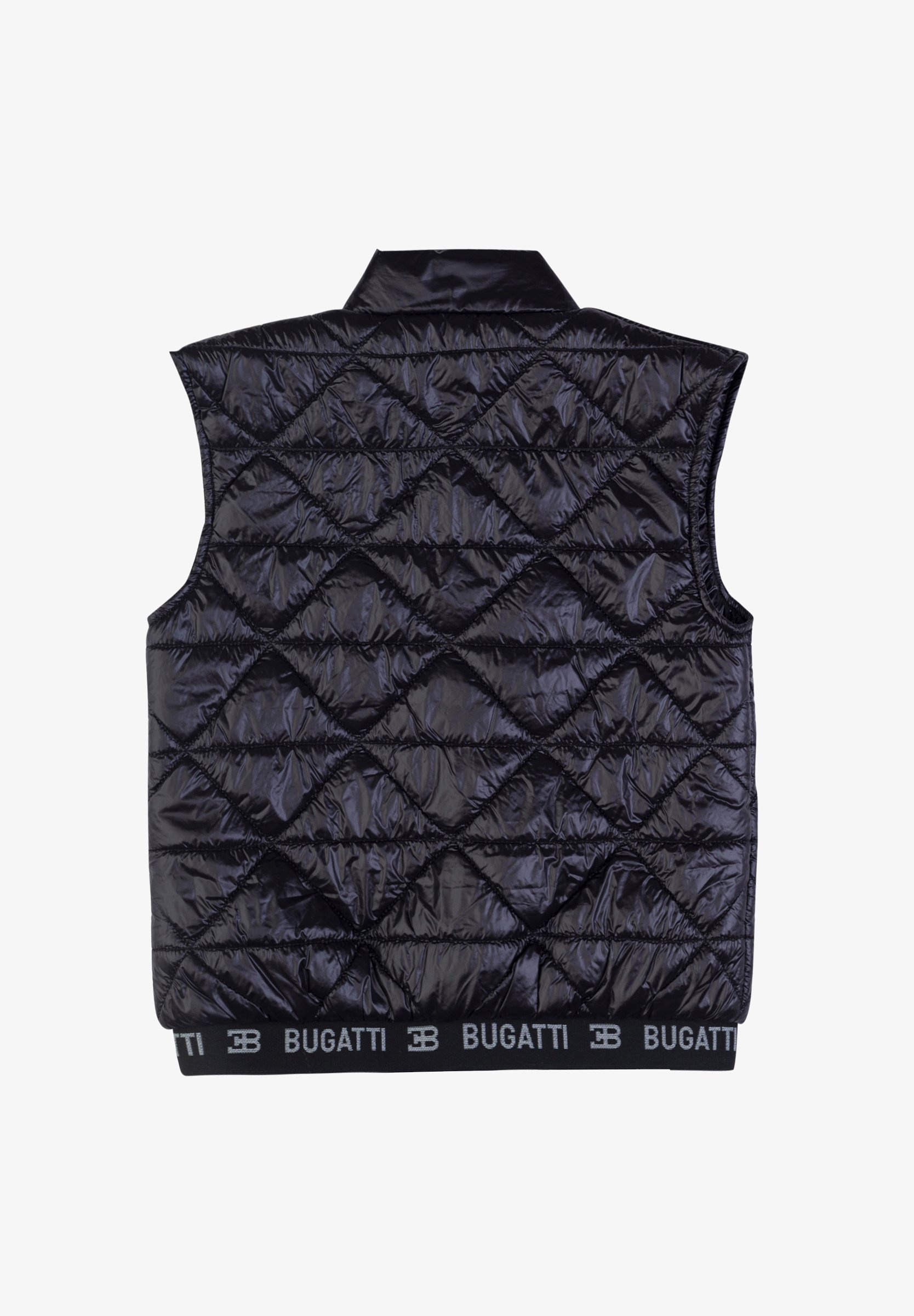 Bugatti Gilet Lungo Donna Con Cappuccio – Rispetta La Natura – Imbottitura Ecologica Sorona – Nylon Riciclato – Blu