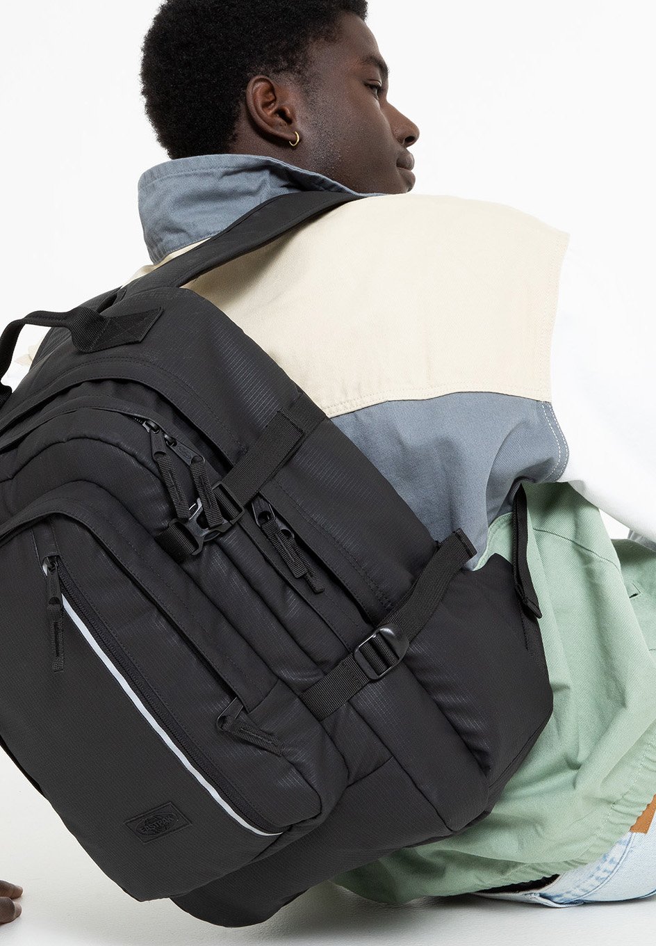 Eastpak VOLKER - Mochila - cs surfaced black/negro metalizado - Zalando.es