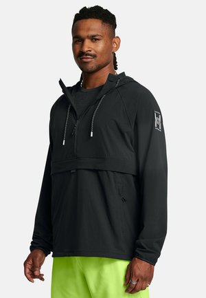Under Armour, ANYWHERE ANORAK - Chaqueta de running - black