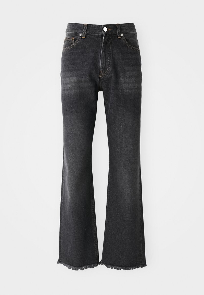 GCDS Straight leg jeans zwart