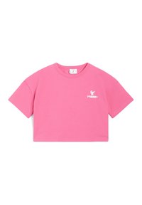 Freddy COMFORT FIT CORTA IN VITA - T-shirt con stampa - fuxia