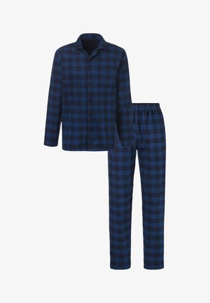 s.Oliver, Nachtwäsche Set - blau kariert