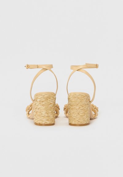 Stuart Weitzman MAGNOLIA - Ankle cuff sandals - natural tonal