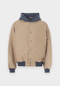 HOODED - Bomberjacks - khaki/mood indigo