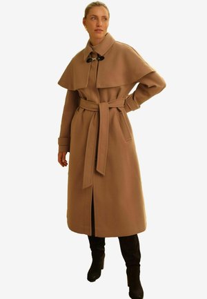 REGULAR FIT  - Trenčkot - camel