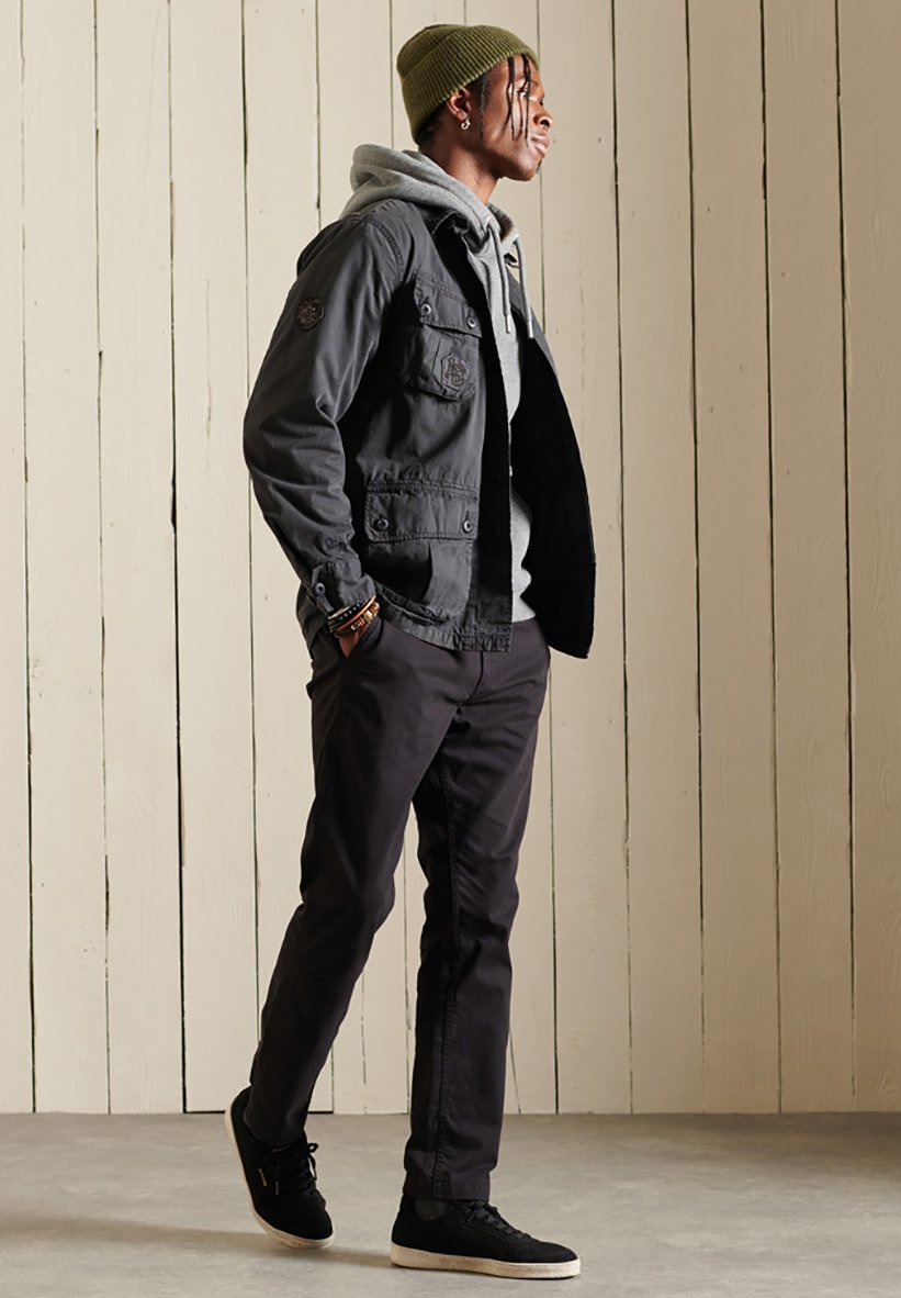 jet black denim jacket