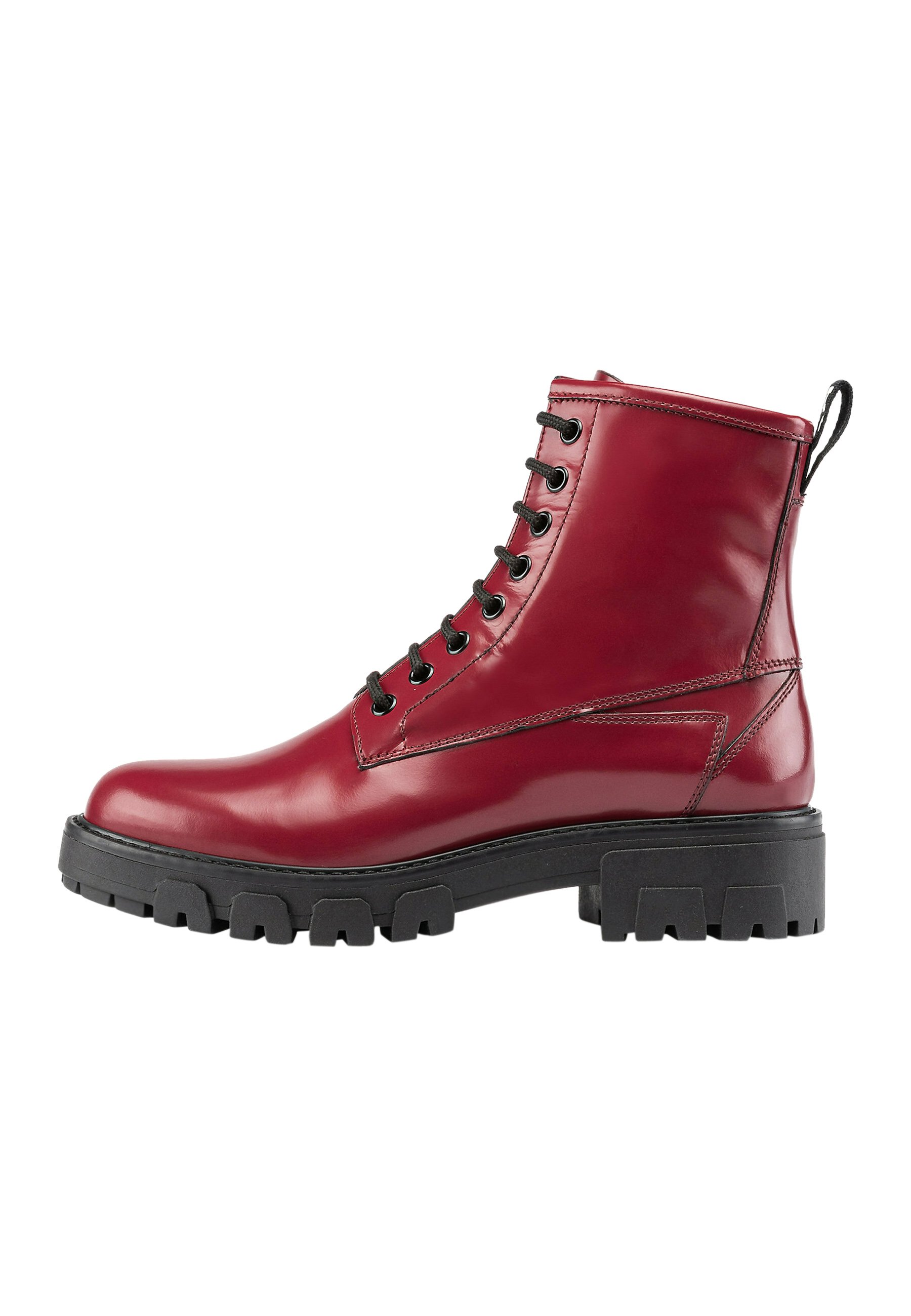 hugo deep red boots