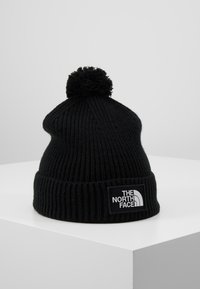 The North Face LOGO BOX POM BEANIE UNISEX - Huer - black