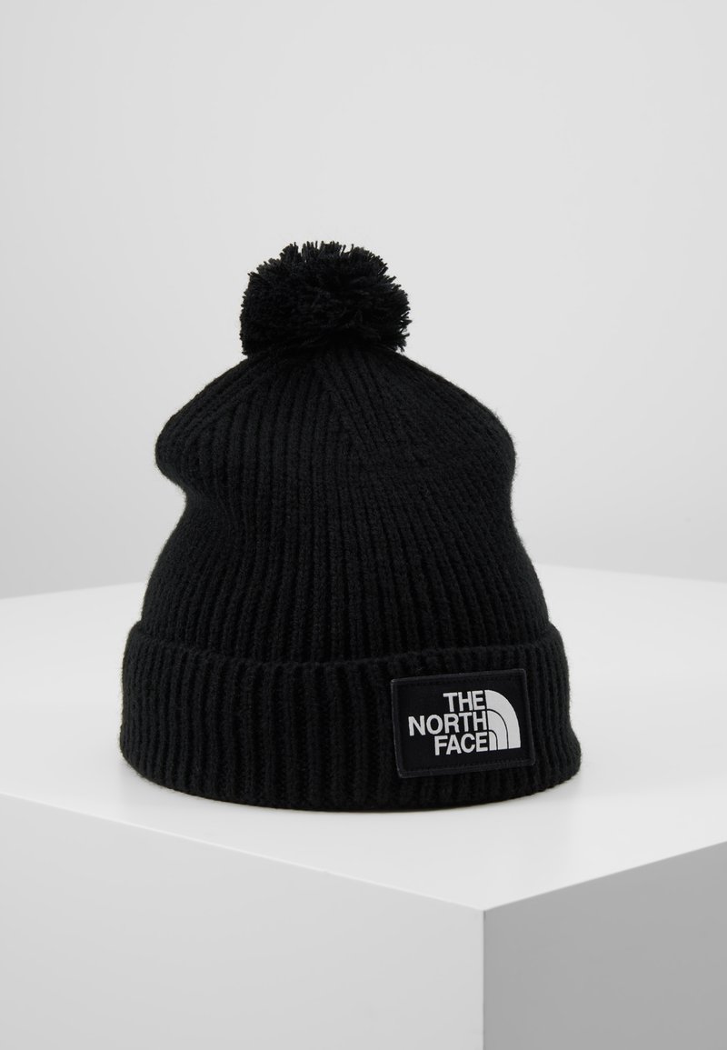 The North Face LOGO BOX POM BEANIE UNISEX - Huer - black