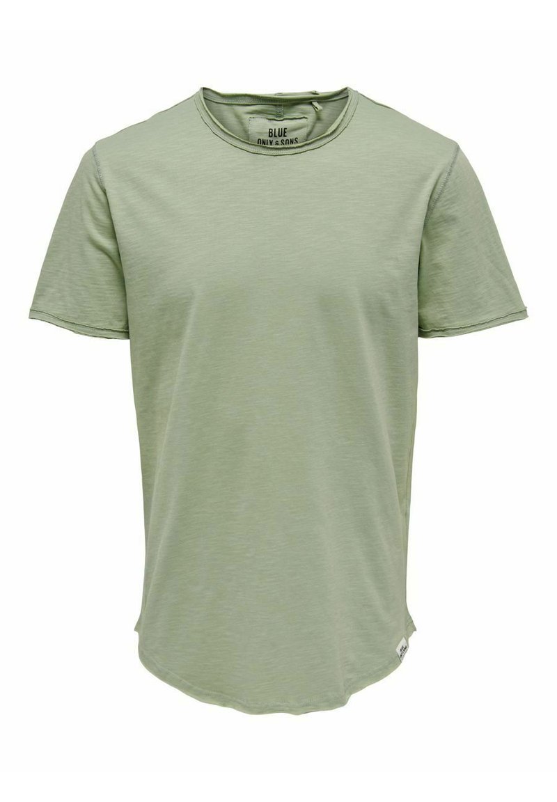 Only & Sons ONSBENNE LONGY TEE - T-shirt - bas - seagrass