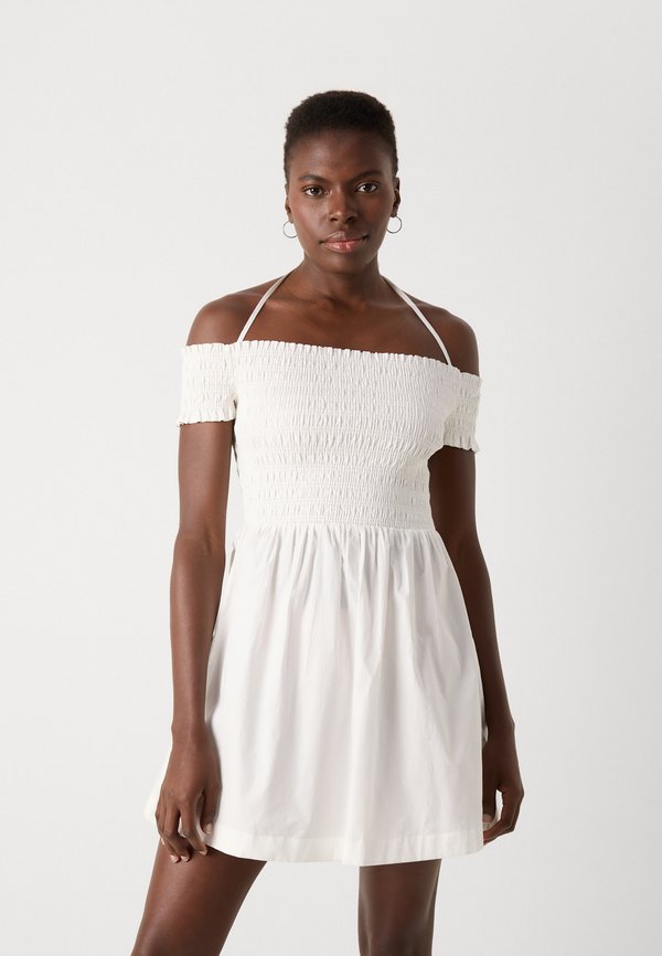 RUCHE DRESS - Day dress - ecru3