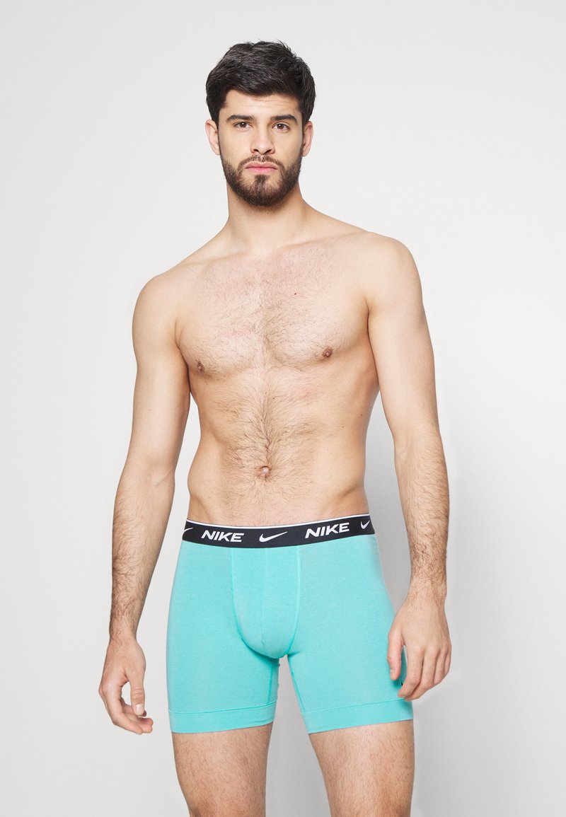 Nike Underwear 3 PACK - Cuecas boxer - washed teal/grey heather/black