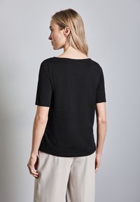 Street One SOFTES - Jednoduché tričko - schwarz