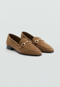 Mango WITH BUCKLE - Instappers - brown