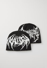 Only & Sons ONSCONNOR PRINT BEANIE UNISEX 2 PACK - Kapa - black/white