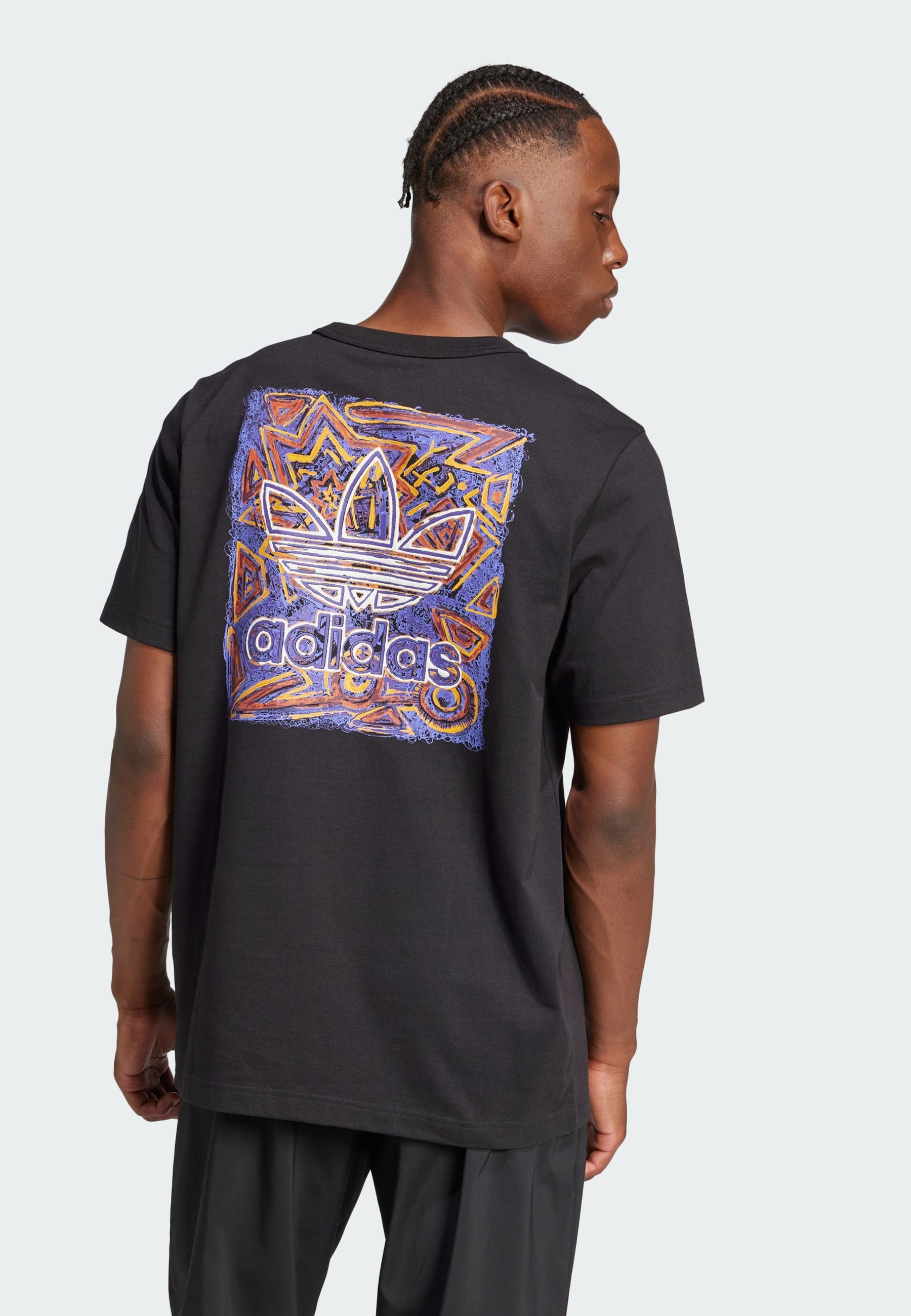 adidas Originals ARCHIVE GFX TEE - Print T-shirt - black - Zalando.ie