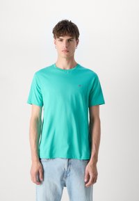 GANT SHIELD - T-Shirt basic - türkis/lagoon blue