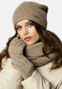 Vivisence SET - Sjaal - beige melange
