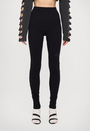 SALOMON PANTS - Leggings - deep black