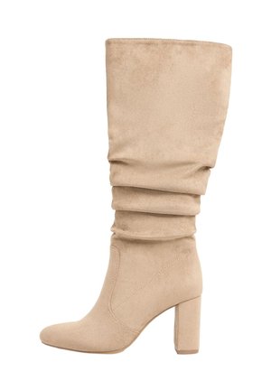 Friends Like These REGULAR FIT-RUCHED BLOCK HEEL - Čižmy - camel