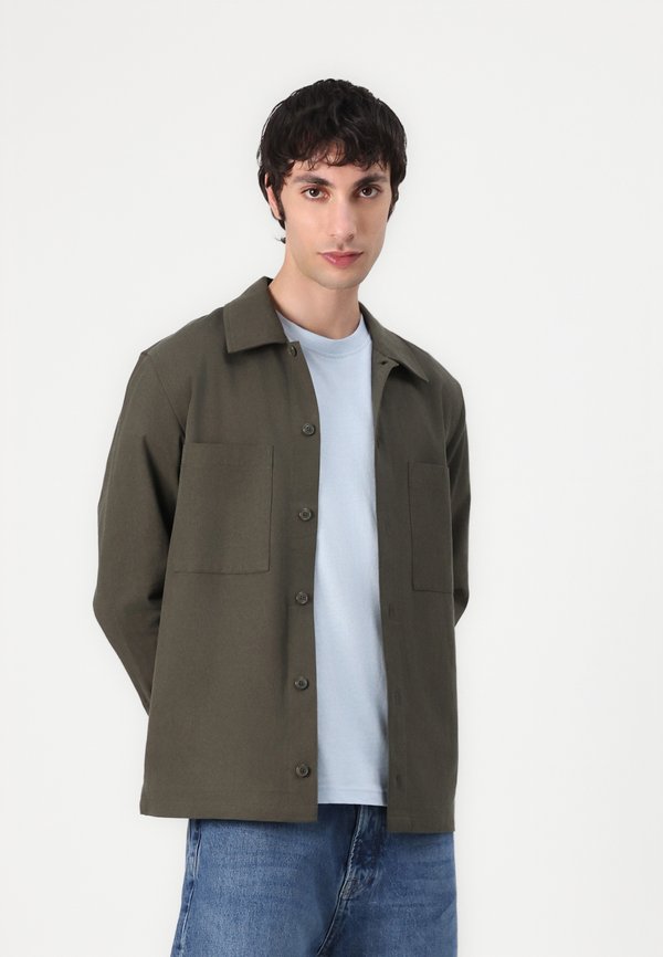 TAKA JO OVERSHIRT - Shirt - forest night4