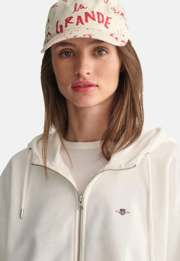 SHIELD ZIP HOODIE - Zip-up sweatshirt - eggshell2