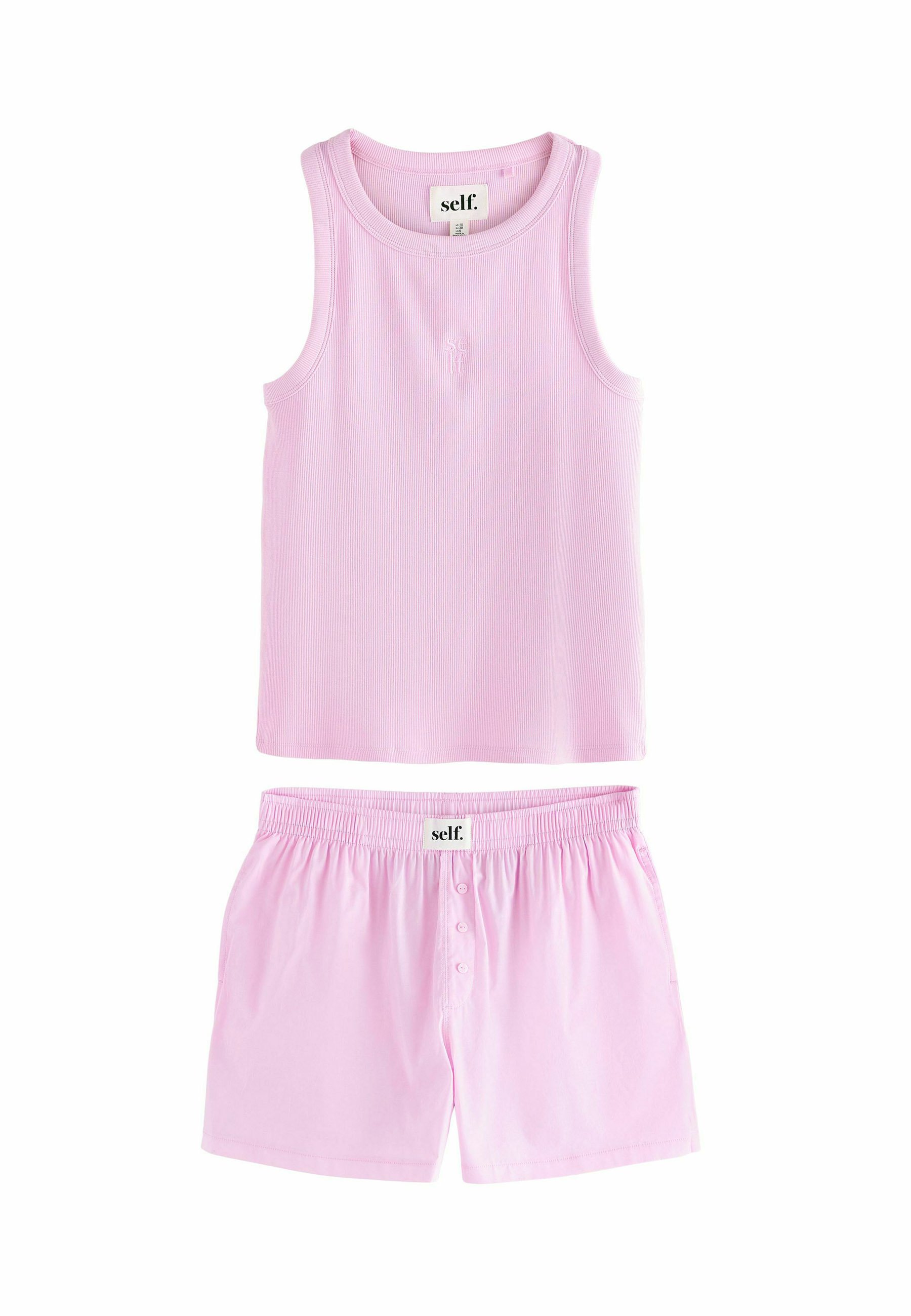 Self. REGULAR FIT - SET - Pyjama - pink/rose - ZALANDO.FR