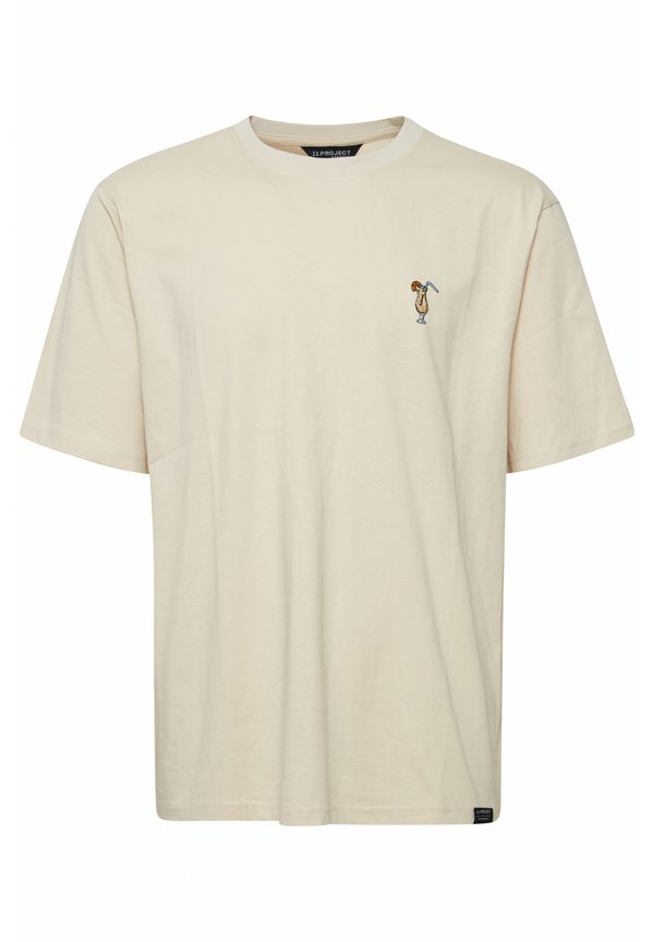 PRJust - Print T-shirt - oatmeal2