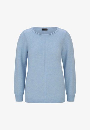 GOLDNER, PULLOVER PETITE - Strickpullover - light blue melange