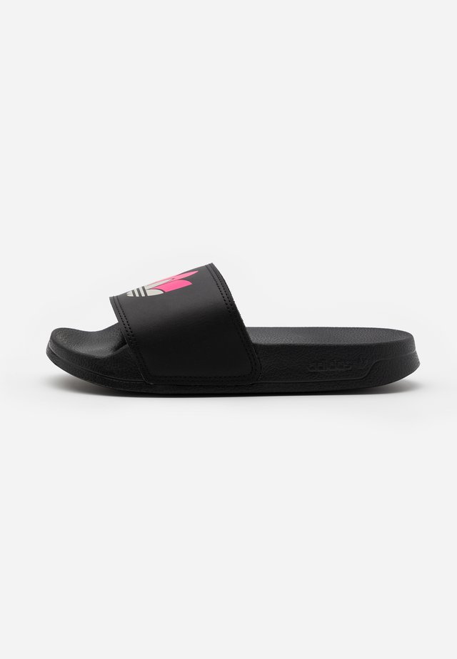 ADILETTE SPORTS INSPIRED SLIDES - Mules - core black/grey two/shock pink