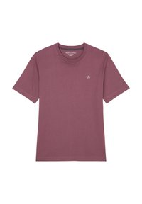 SHORT SLEEVE LOGO PRINT CREWNECK - T-shirt basic - soft mauve