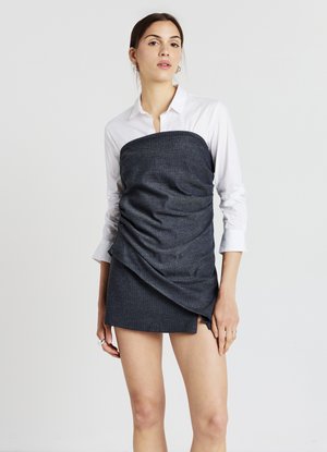 Calliope FASCIA  A FANTASIA GESSATA - Top - var grigio antracite mel