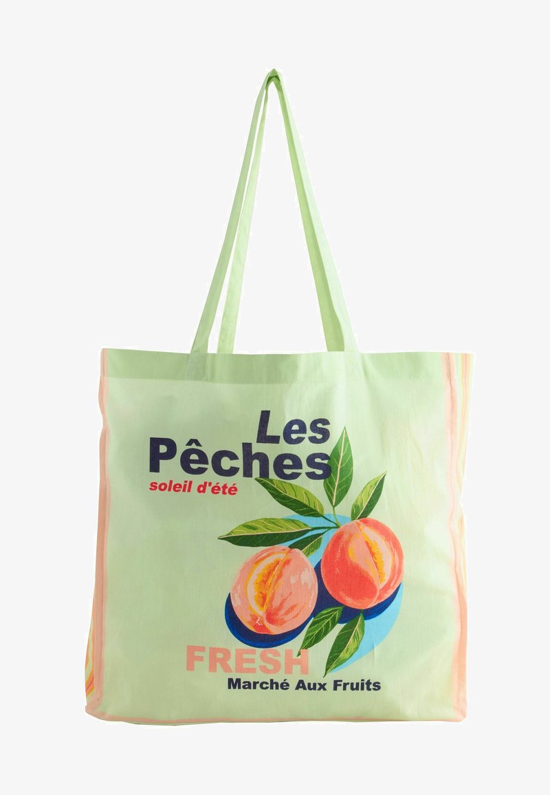 Next LIGHTWEIGHT SHOPPER - Velika torba - green peaches