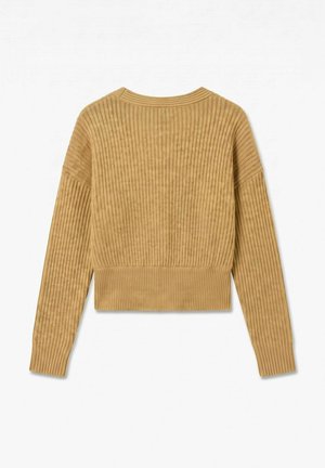 Vero Moda, STRICKPULLOVER VMDESIRE STRICKPULLOVER - Pullover - misted yellow