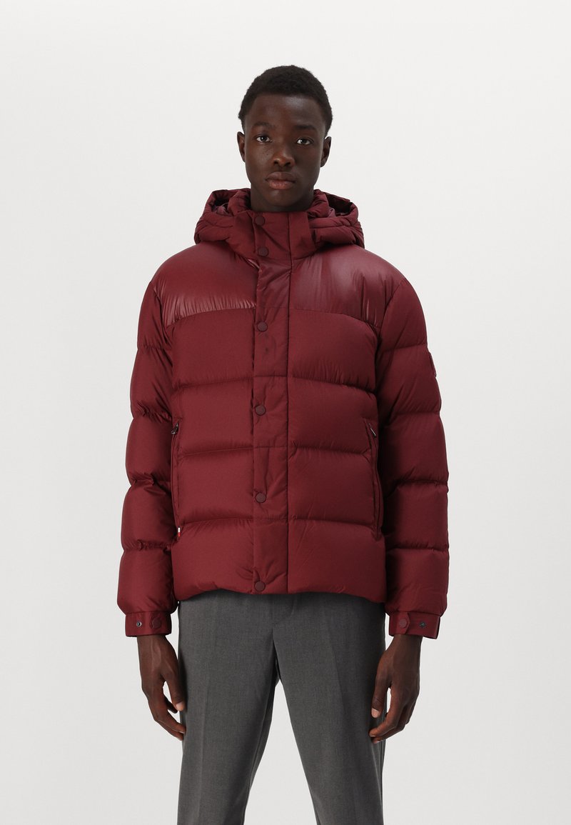 Tommy Hilfiger MIX JACKET - Dūnu jaka - deep rouge