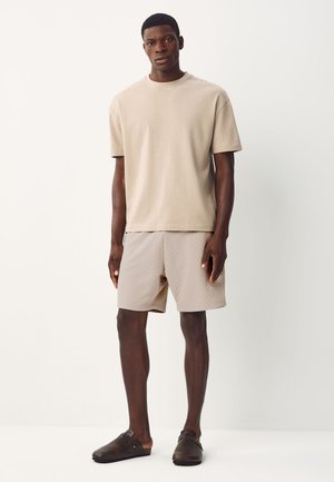 Next REGULAR FIT - TEXTURED GEOMETRIC PATTERN - Shorts - neutral