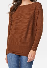 WE Fashion Pullover - cognac