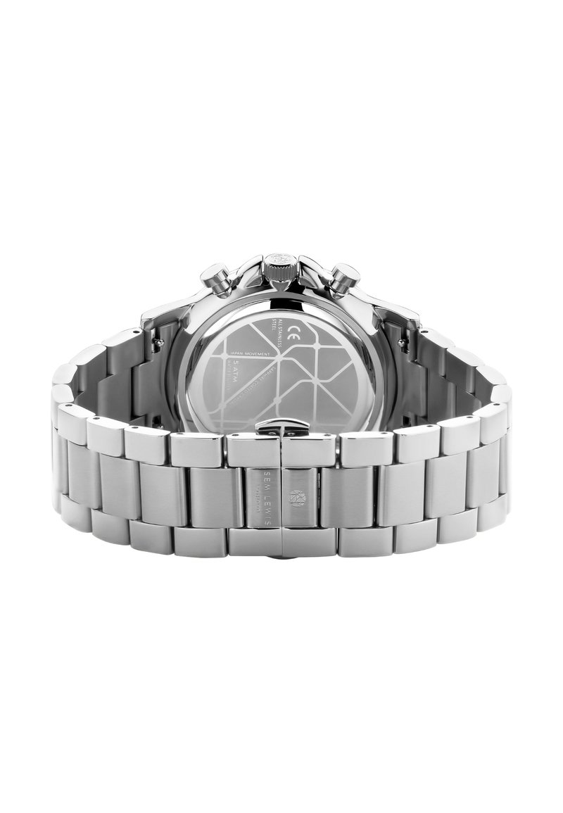 Herren Analoguhren | Sem Lewis SET Chronograph silber farbend/silberfarben - ZT72436 Herren Analoguhren | Sem Lewis SET Chronograph silber farbend/silberfarben - ZT72436