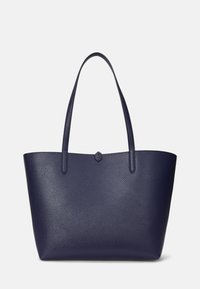 Lauren Ralph Lauren FAUX LEATHER LARGE REVERSIBLE TOTE BAG - Torba za nakupovanje - refined navy