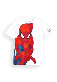 Next - SHORT SLEEVE SUPERHERO LICENSE - Marškinėliai su spaudiniu - spider-man white Miniatiūros vaizdas 1