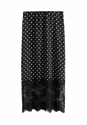 REGULAR FIT  - A-Linien-Rock - black white spot