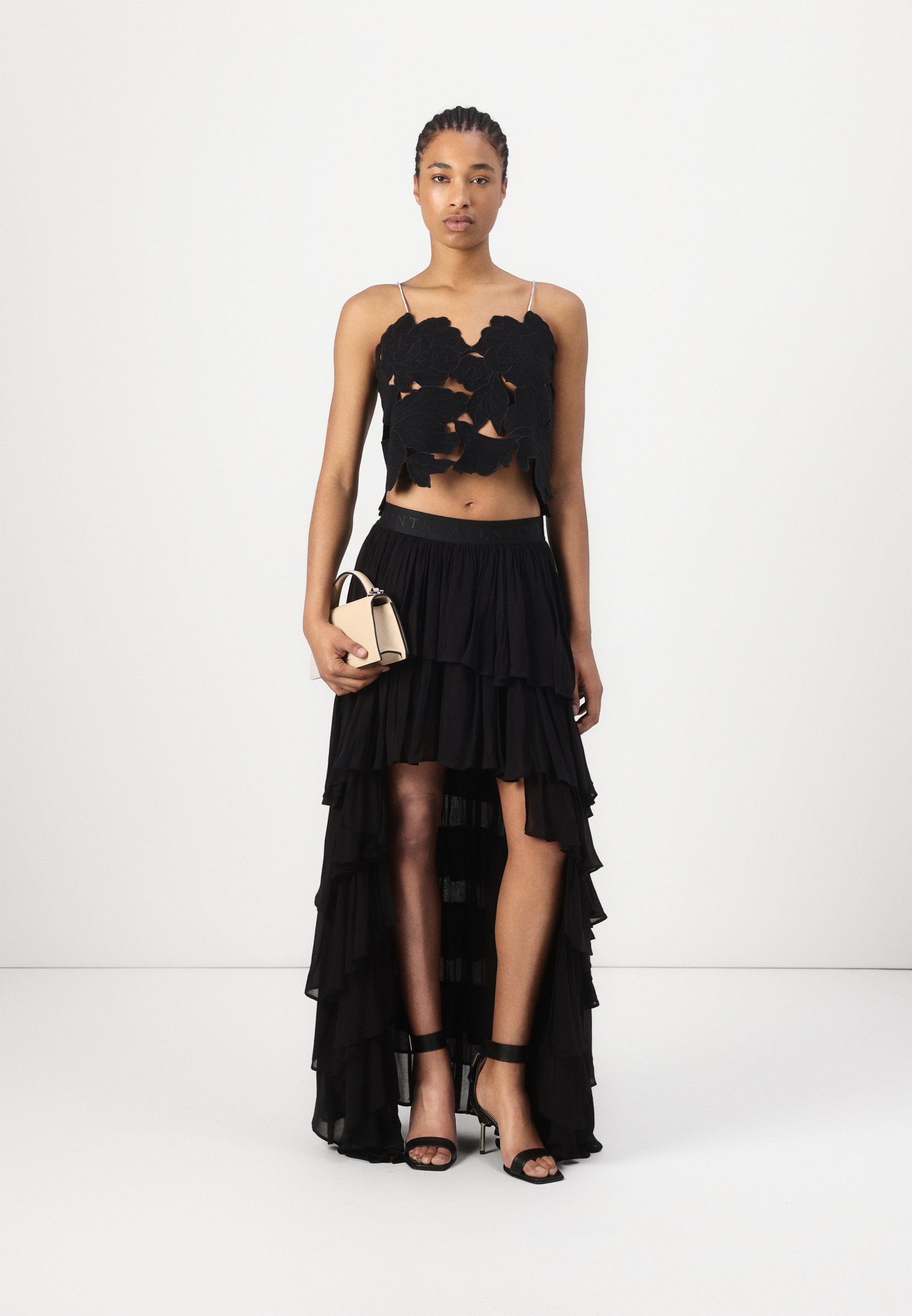 AllSaints CAVARLY - Maxi skirt - black - Zalando AllSaints CAVARLY - Maxi skirt - black - Zalando